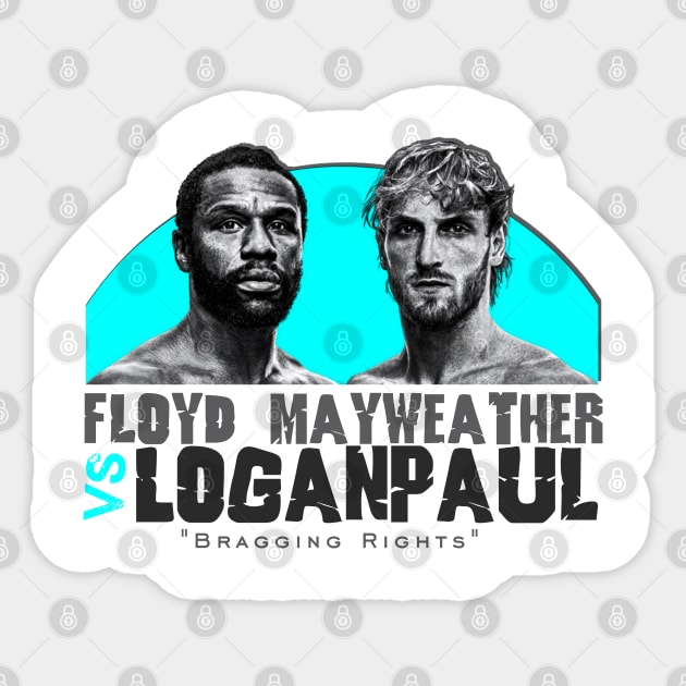 mayweather vs paul BR Sticker by Magic Topeng